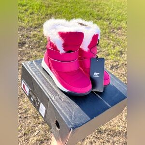 NWT Sorel Toddler Whitney II Strap Waterproof in Pink Size 7